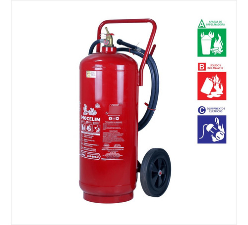 Extintor Industrial Pqs 50kg Abc