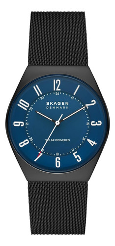 Skagen Men's Grenen Three-hand Date Watch With Steel Mesh