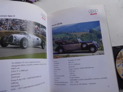 Folleto Antiguo Audi Nuvolari 2006 Nsu Wanderer Horch