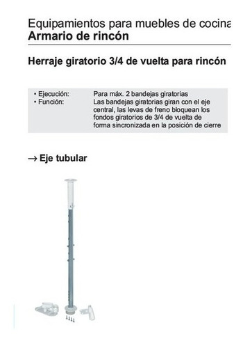 Imagen 5 de 5 de Set Bandejas Giratorias 3/4 Hafele 541.40.751 800x800mm