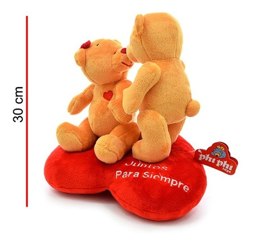 Phi Phi Toys Pareja De Osos Sobre Corazon 30cm 3865