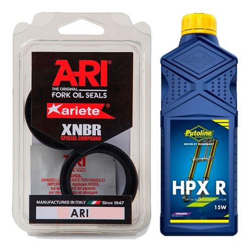 Kit Reten Suspensión Kawasaki 250 Ninja Ariete + Aceite Ryd