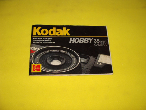 Manual Camara Kodak Hobby 35 En Rosario