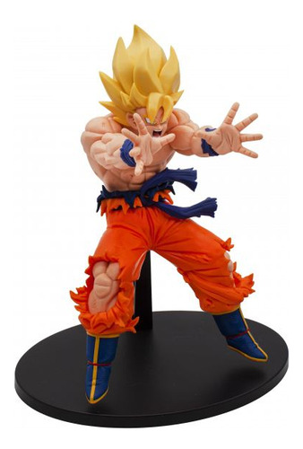 Boneco de ação Goku Super Saiyan (Vs Cooler) Dragon Ball Z Match Makers de 14 cm Banpresto