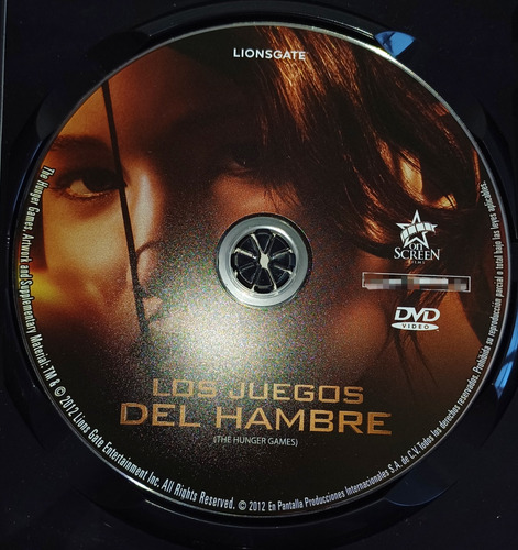 Dvd Los Juegos Del Hambre - The Hunger Games (Usado)