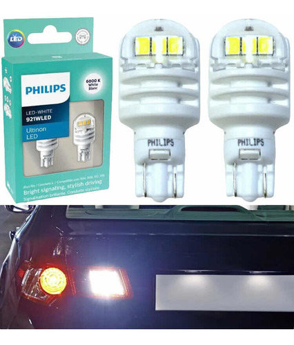 Set 2x Foco Philips Ultinon Led 6k 12v 904 906 912 916 921