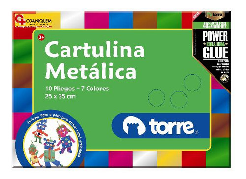 Block Cartulina Metalica Torre