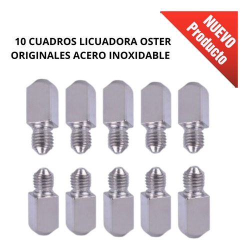 10 Cuadros Licuadora Oster Originales Acero Inoxidable
