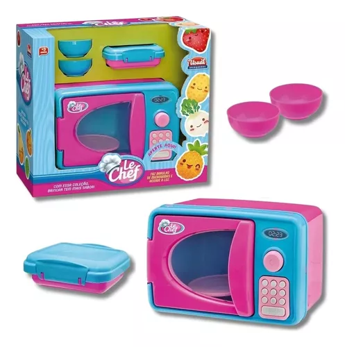 Kit Jogo De Cozinha Infantil Completo Para Comidinha Le Chef