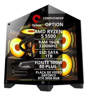 Gaming Desktop Pc Rtx 3050 Ti 1tb 16gb Ram