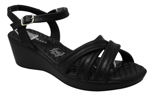 Sandalias Casuales Negros Zapatos Mujer Piccadilly 540326