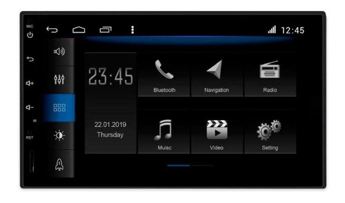 Imagem 1 de 6 de Central Multimídia Universal Android 10 W7 Pro 2/16gb Winca