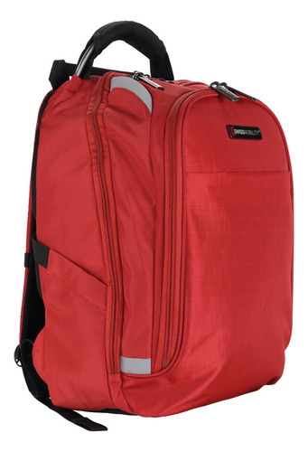 Mochila Swissmobility Zion Para Laptop De 15.6'' Color Rojo