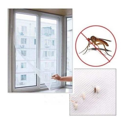 Tela Mosquiteiro Mosquito Dengue Janela Adesivo 130 X 150 Cm