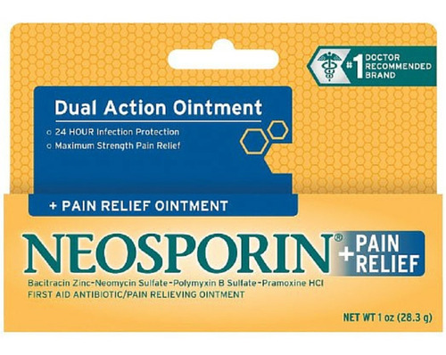 Set De 2 Ungüentos Neosporin Alivio Del Dolor, 0.50 Onzas