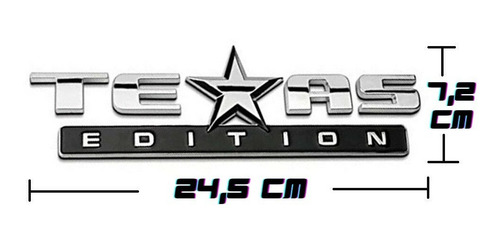 Emblema Adesivo Texas Edition Par Ford Chevrolet Dodge Jeep