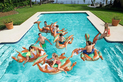 Imagen 4 de 10 de Dinosaurio Prehistorico Inflable Bestway Pileta 41105