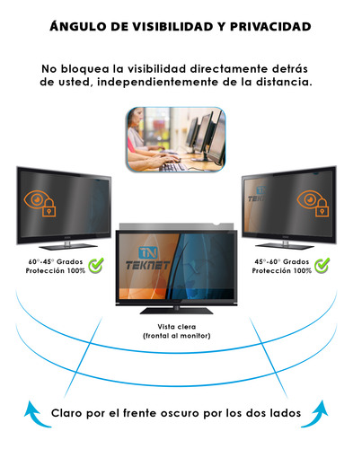 Pantalla Filtro Antiespia Privacidad Monitor Lap Mac Pc 21.5