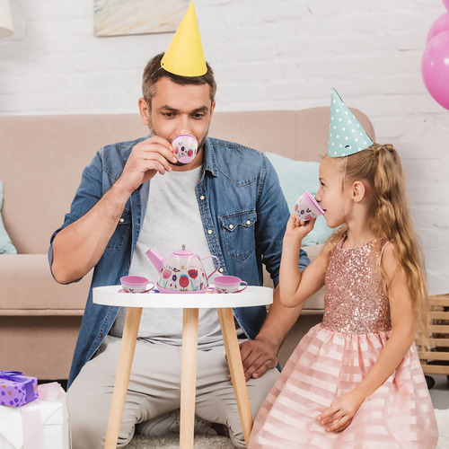 Juego De Té Para Niñas Con Comida Dulces Regalo Navidad 18