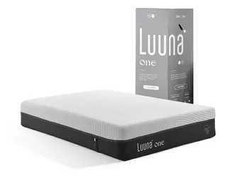 Colchón Luuna One Memory Foam, King Size - Hecho En México Color Blanco