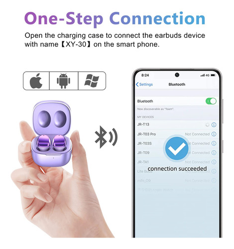 Fones De Ouvido Bluetooth Eloven Para Samsung Galaxy S24/s23