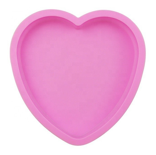 Molde De Corazón Silicona Pastel Tortas Postres 14cm   