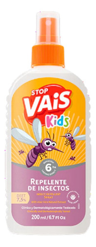 Repelente Insectos Mosquitos Vais Stop Kids 200ml