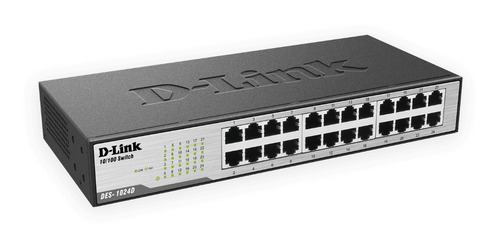 Switch 24 Portas D-link 10/100 Rack/qos Envio 24hs