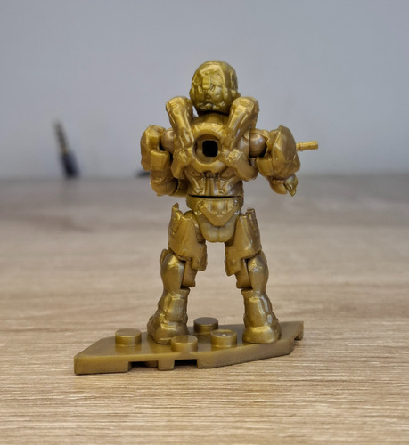 Halo Mega Construx Spartan Locke Dorado 1 Dorada (Usado)
