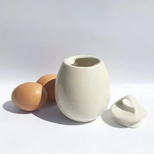Set De Coddler De Huevo De Porcelana Escandinava Con Bandeja