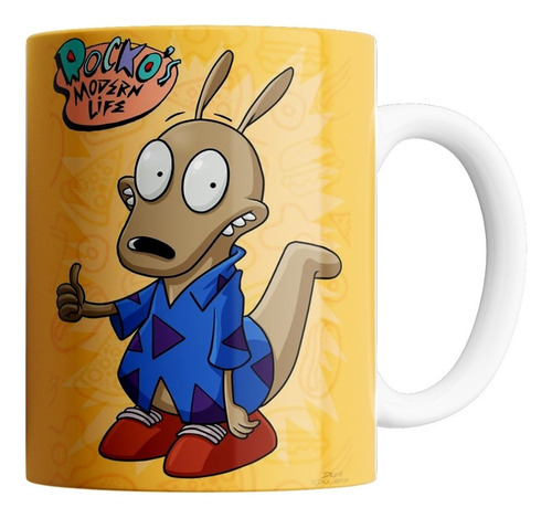 Taza De Cerámica - La Vida Moderna De Rocko 