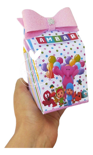 15 Cajas Golosineras Milk Box Pocoyo Craftbaires 