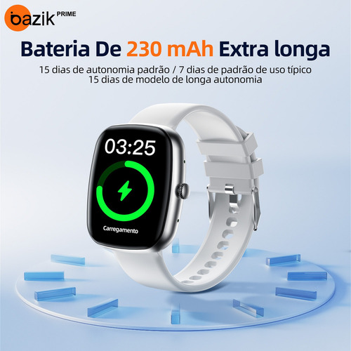 Relógio inteligente smartwatch ultra Bazik Prime S35 Ultra Max masculino e feminino cor preto para android ios 123 modos esporte ip67 47mm