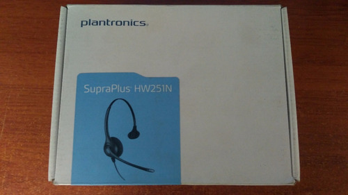 Auricular De Banda Ancha Plantronics Hw251n Supraplus