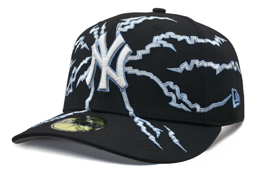 Gorra Curva Cerrada New Era Electrify New York Yankees Negro 7 1/8 Ny
