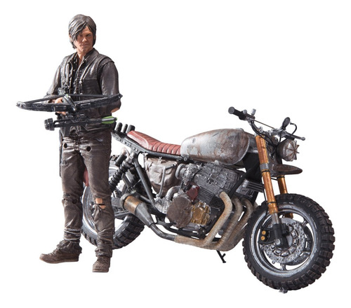 Daryl Dixon Con Motocicleta Personalizada De La Serie De Tv 