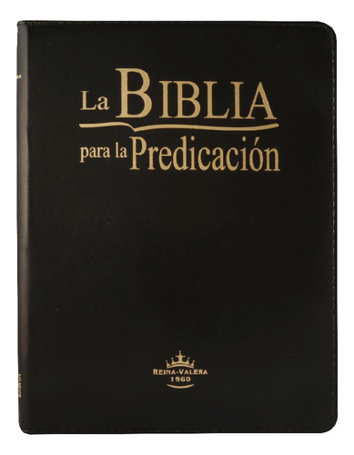Biblia Para La Predicación Índice Cierre Negro Rvr 1960
