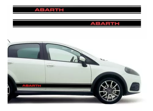 Adesivo Fiat Uno Abarth Faixa Lateral Carro Sport Imp353