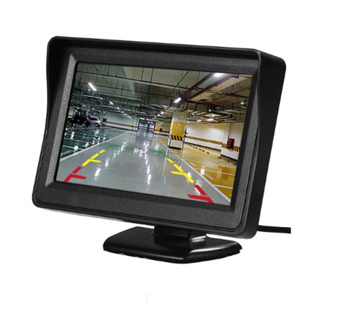 Monitor 12v 4,3' Para Cámara Trasera Reversa Auto Clicshop