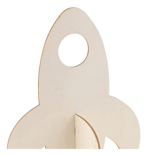 Q0q 10 Uds. Cohetes Formas De Madera Dibujo Decoración Del /