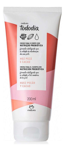 Natura Crema Tododia Nuez Y Cacao 200ml - mL a $100