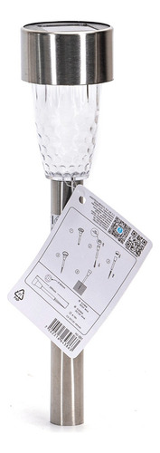 6 Uds Luz Solar Led Césped Acero Inoxidable 6500k Aigostar