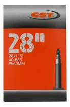 Comprar Cámara 28x1 1\u002F2 Bicicleta Válvula Francesa 60mm Cst Tipo de válvula Presta