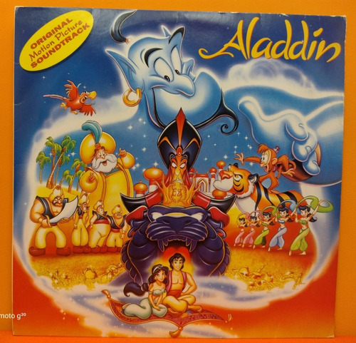 Aladdin Trilha Sonora Disney - Lp Disco De Vinil Com Encarte