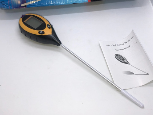4 In 1 Soil Survey Instrument Ph, Temperatura, Luz E Umidade