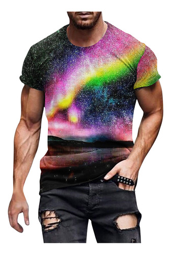 Nueva Camiseta 3d Cómoda Para Hombre, Sin Ubicación, Con Est