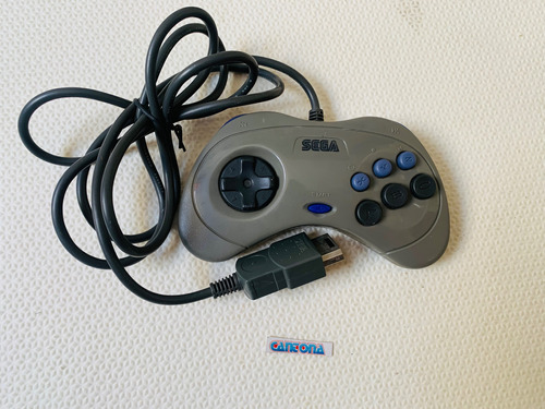 Controle Original Sega Saturn Cinza Funcionando 100%