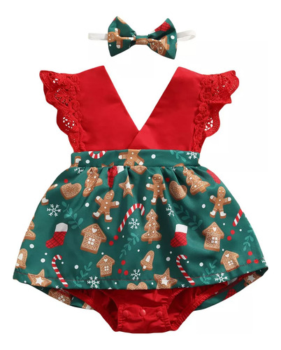 Ropa De Bebé Estampada Linda De Navidad