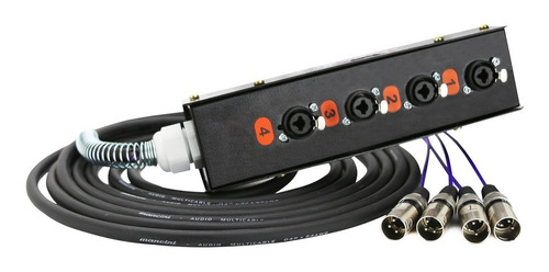 Multicabo Com Medusa 4 Vias Combo Cabos -6 Metros