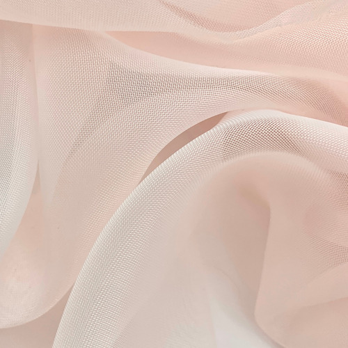 Tela Voile 1 Metro X 3,0 Ancho Ideal Cortinas Decoracion Rosa Bebé Liso